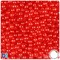 BeadTin Ruby Transparent 6mm Round Plastic Craft Beads (500pcs)